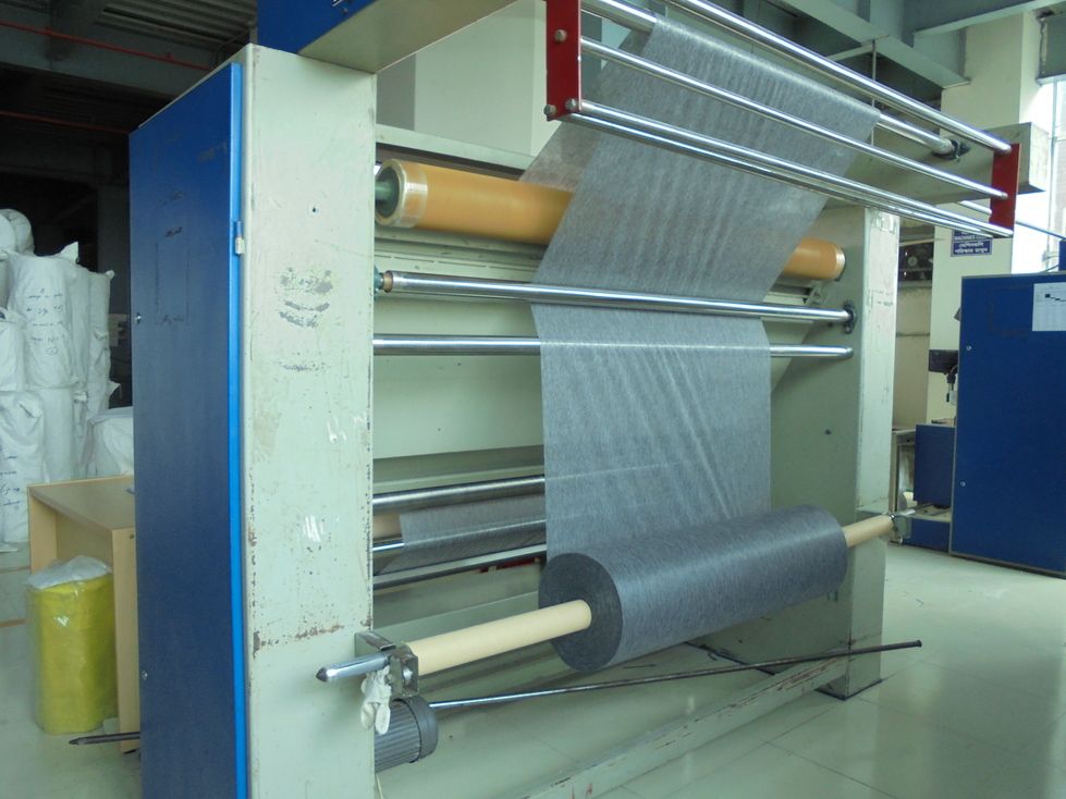Interlining production line at Osman Interlinings